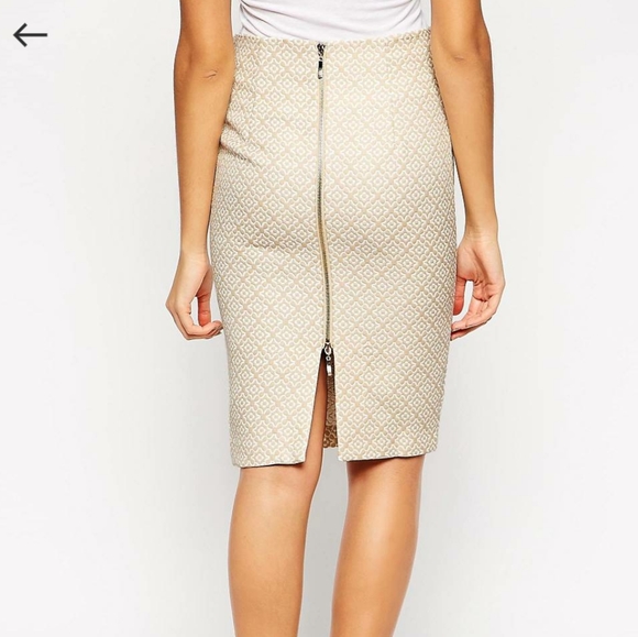 Traffic People Cloud Watching Jacquard Skirt Sz S - Picture 2 of 5